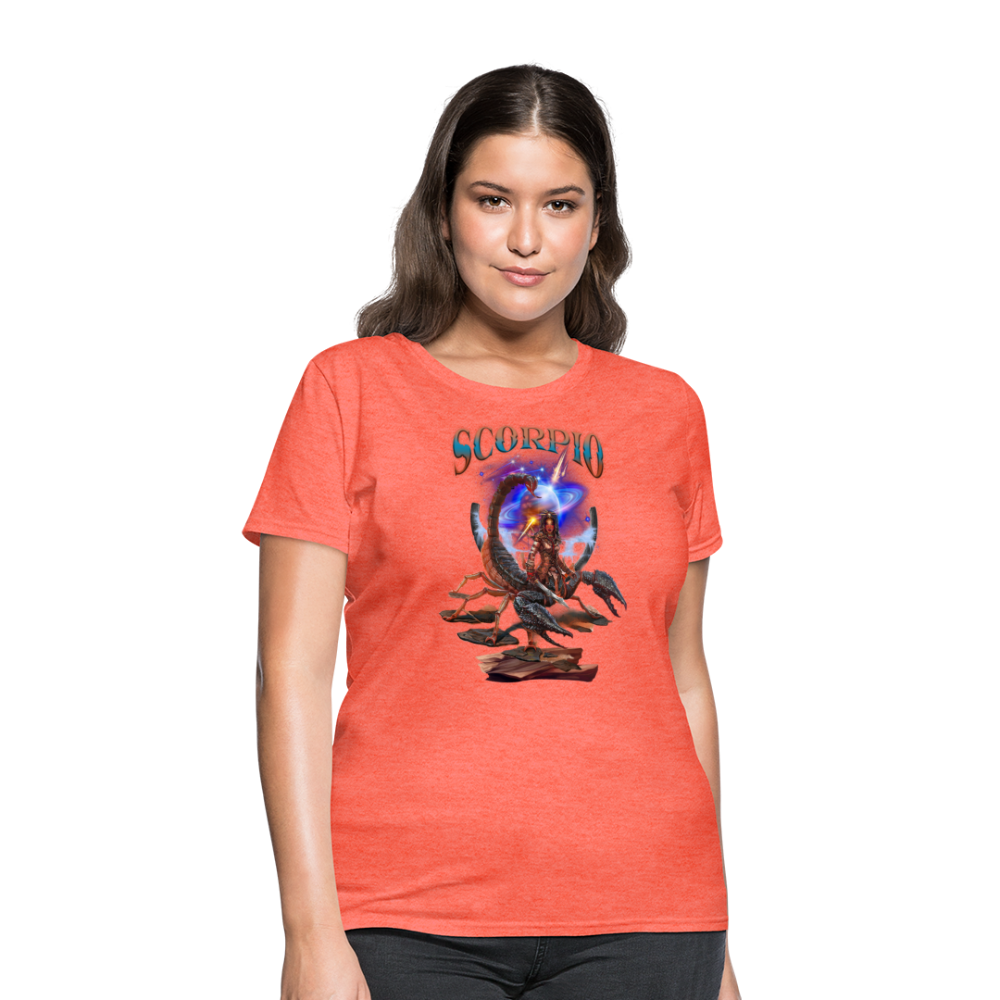 Women's Astral Scorpio T-Shirt - heather coral