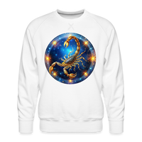 Thumbnail for Men’s Mystic Scorpio Premium Sweatshirt - white