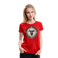 Thumbnail for Women’s Mythical Taurus Premium T-Shirt - red