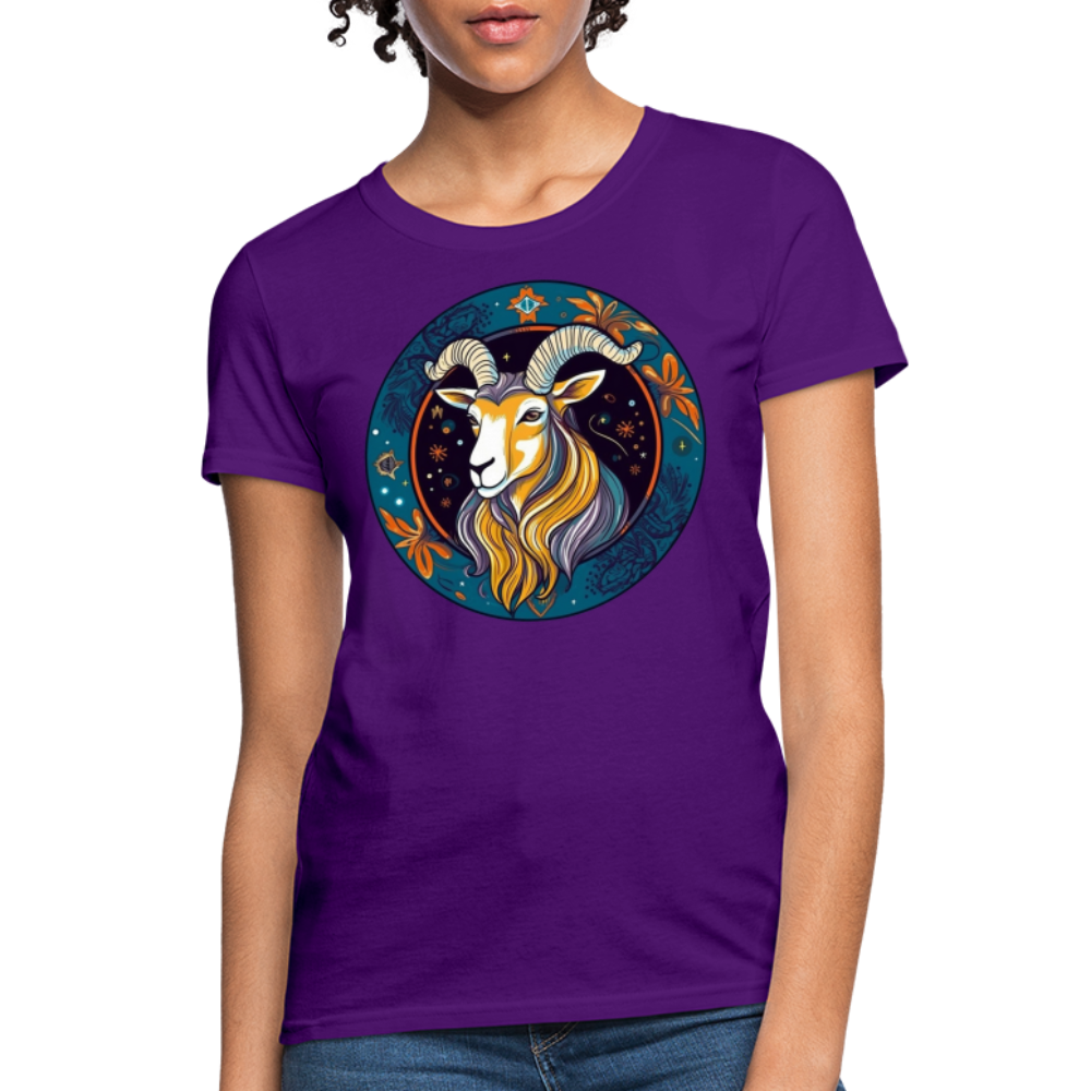 Women's Mythical Capricorn T-Shirt - purple