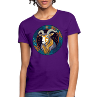 Thumbnail for Women's Mythical Capricorn T-Shirt - purple