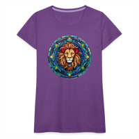 Thumbnail for Women's Mosaic Leo Premium T-Shirt - purple