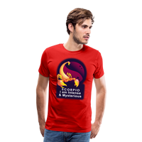 Thumbnail for Men's Glow Scorpio Premium T-Shirt - red