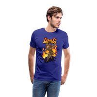 Thumbnail for Men's Fiery Aries Premium T-Shirt - royal blue