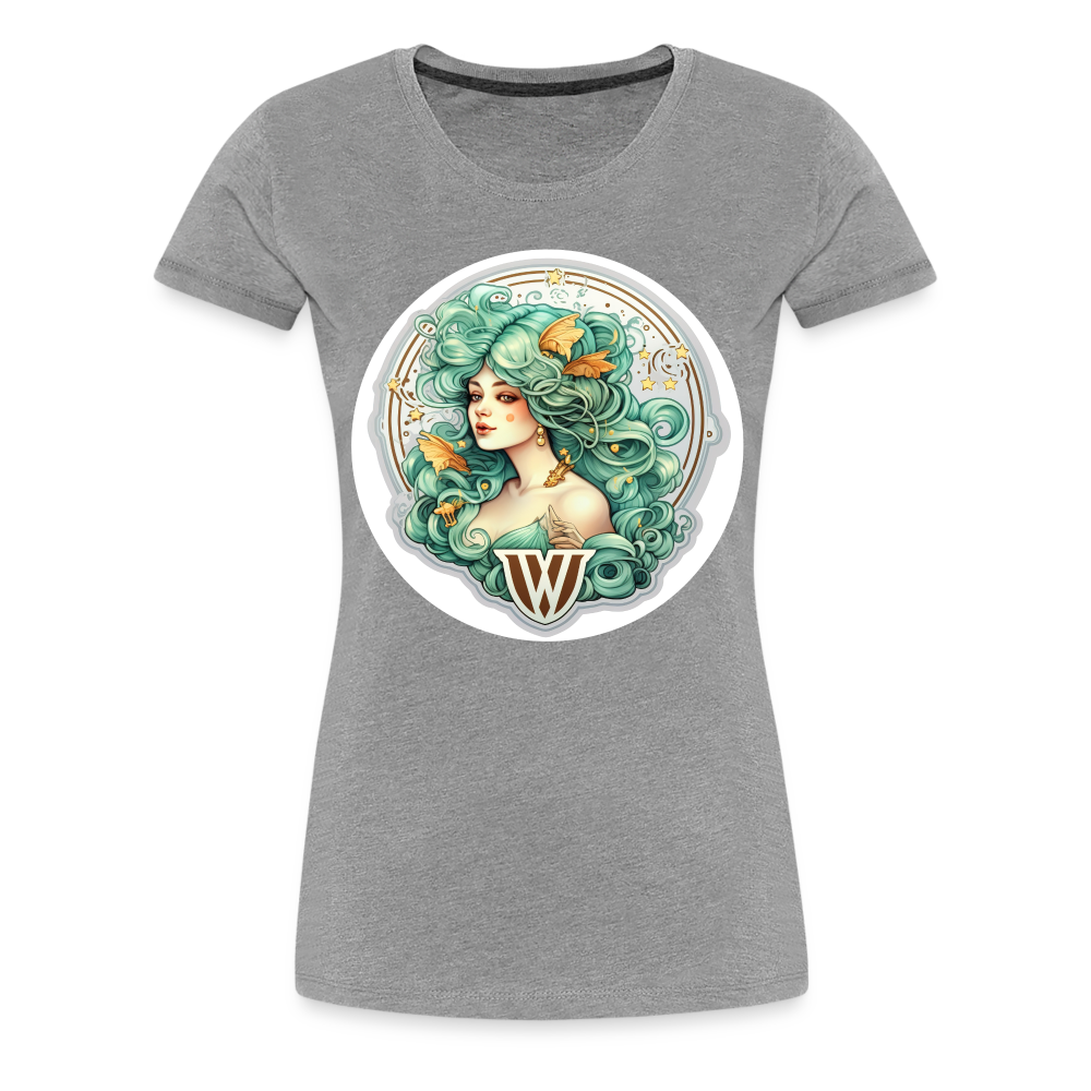 Women’s Symbol Virgo Premium T-Shirt - heather gray