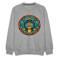 Thumbnail for Men’s Mosaic Libra Premium Sweatshirt - heather grey