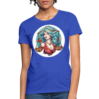 Thumbnail for Women's Symbol Libra T-Shirt - royal blue