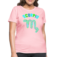 Thumbnail for Women's Power Words Scorpio T-Shirt - pink