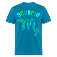 Thumbnail for Men's Power Words Scorpio Classic T-Shirt - turquoise