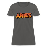 Thumbnail for Women's Aries New Design T-Shirt - charcoal