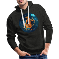 Thumbnail for Men’s Mythical Sagittarius Premium Hoodie - charcoal grey