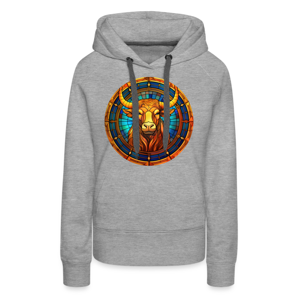 Women’s Mosaic Taurus Premium Hoodie - heather grey