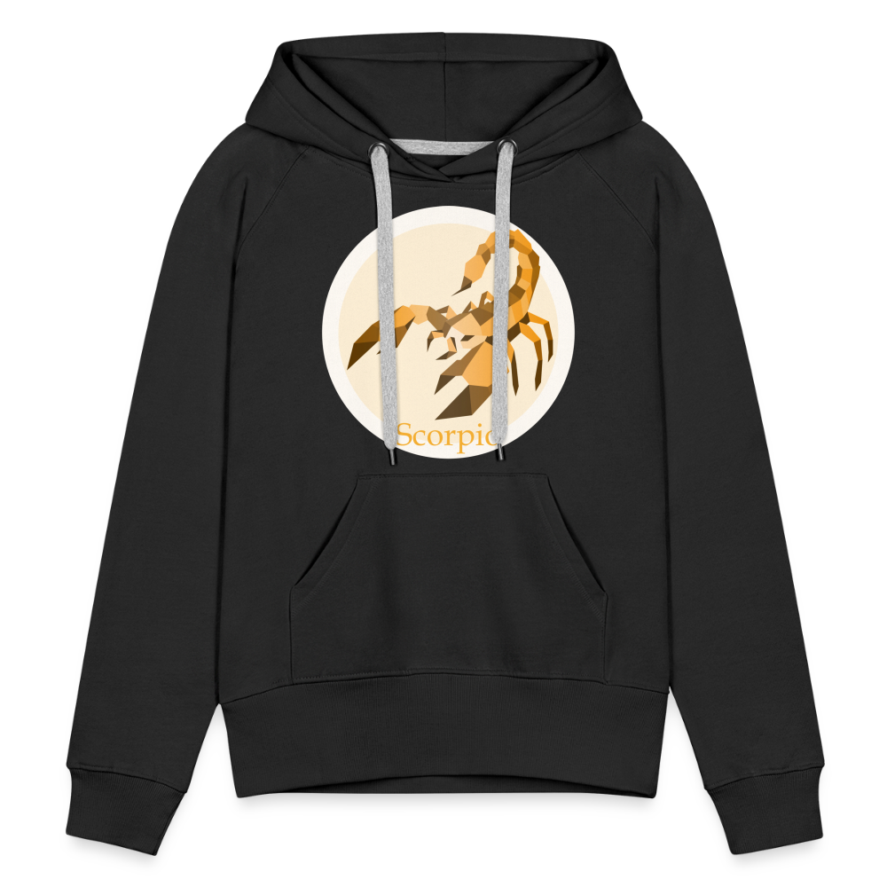 Women’s Mosaic Scorpio Premium Hoodie - black