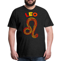 Thumbnail for Men's Power Words Leo Premium T-Shirt - charcoal grey