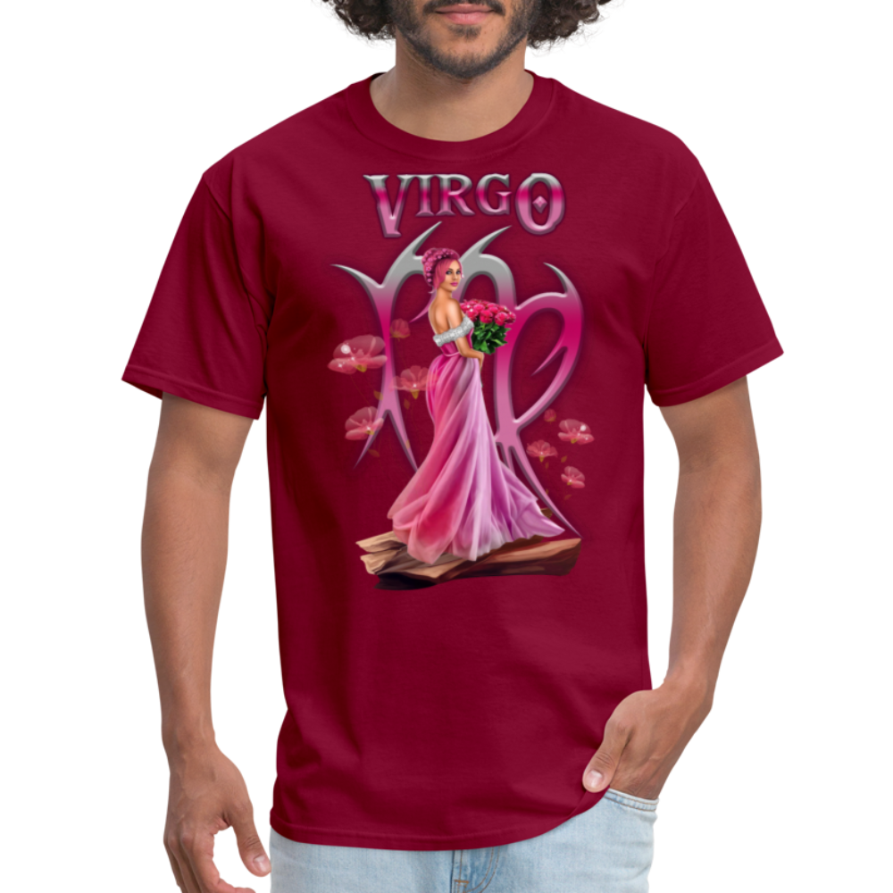 Men's Astral Virgo Classic T-Shirt - burgundy