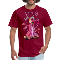 Thumbnail for Men's Astral Virgo Classic T-Shirt - burgundy