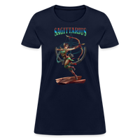 Thumbnail for Astral Sagittarius Women's T-Shirt - navy