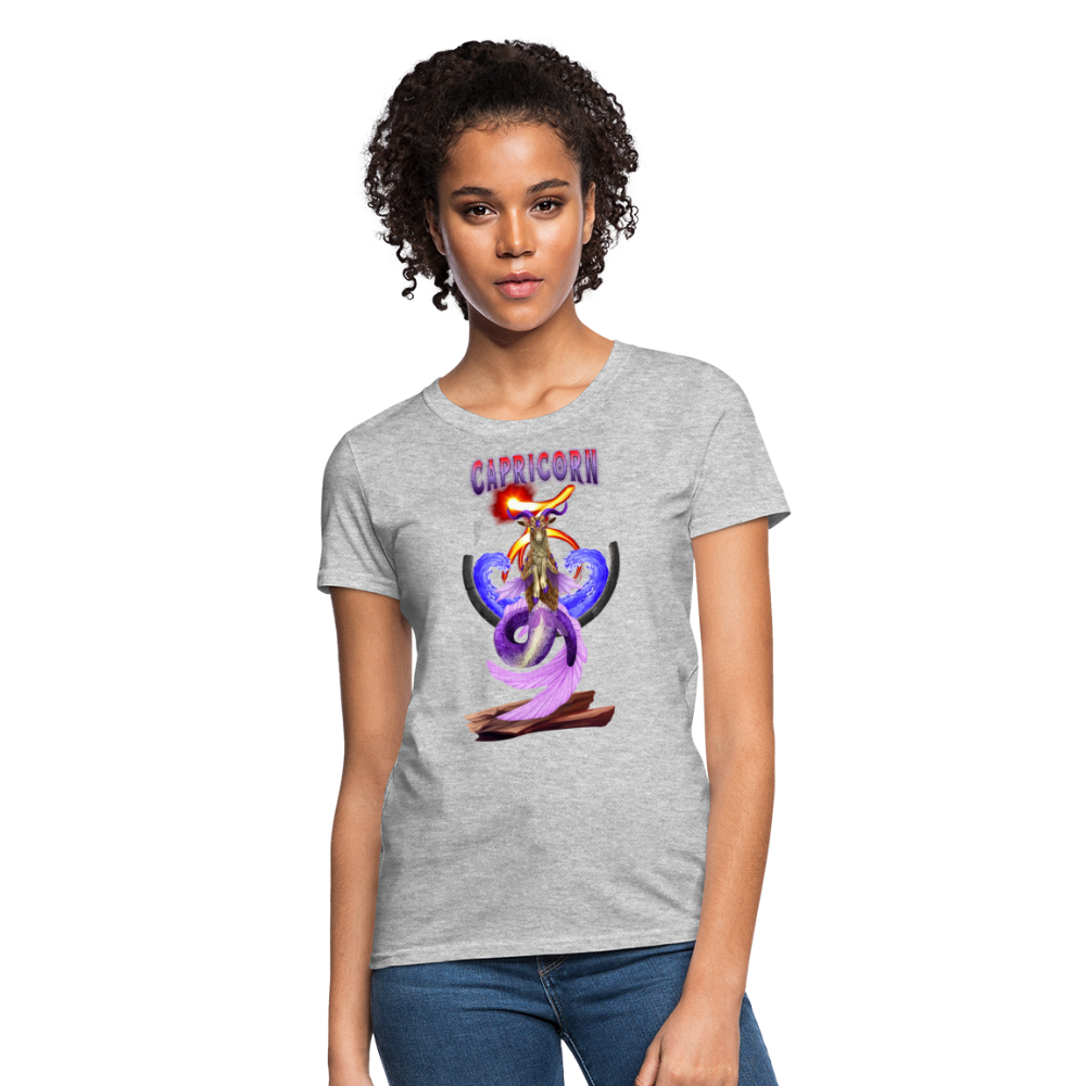 Astral Capricorn Women's T-Shirt - heather gray