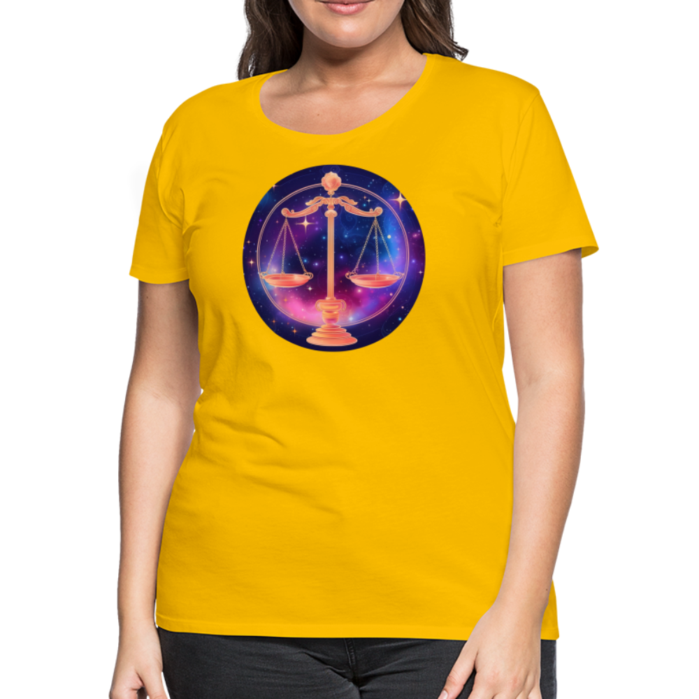 Women’s Magic Libra Premium T-Shirt - sun yellow