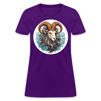 Thumbnail for Women's Symbol Capricorn T-Shirt - purple