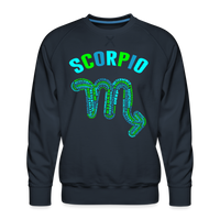 Thumbnail for Men's Power Words Scorpio Premium Sweatshirt - navy