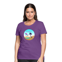 Thumbnail for Women's Dragonfly Oasis V.2 Premium T-Shirt - purple