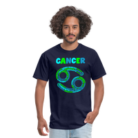 Thumbnail for Men's Power Words Cancer Classic T-Shirt - navy