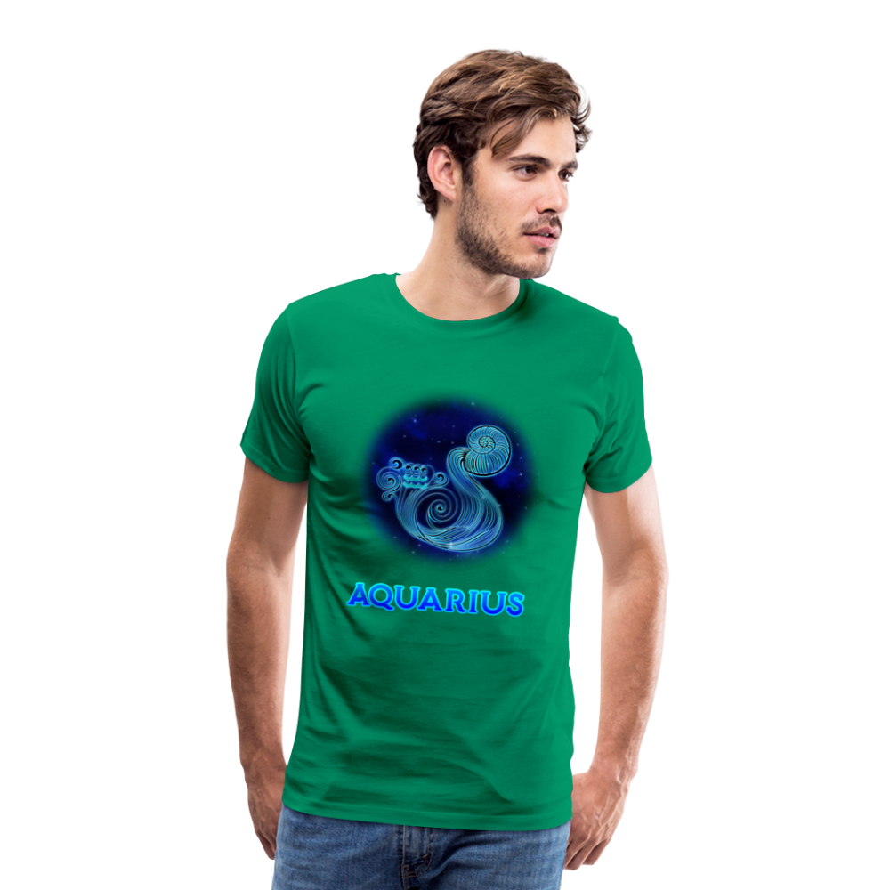 Men's Aquarius Premium T-Shirt - kelly green