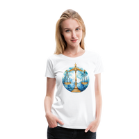 Thumbnail for Women’sMythical Libra Premium T-Shirt - white