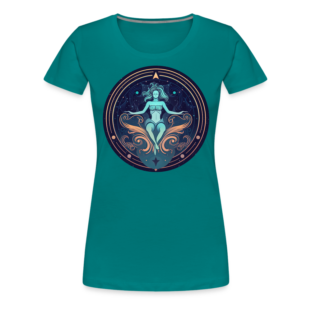 Women’s Mystic Aquarius Premium T-Shirt - teal