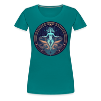 Thumbnail for Women’s Mystic Aquarius Premium T-Shirt - teal