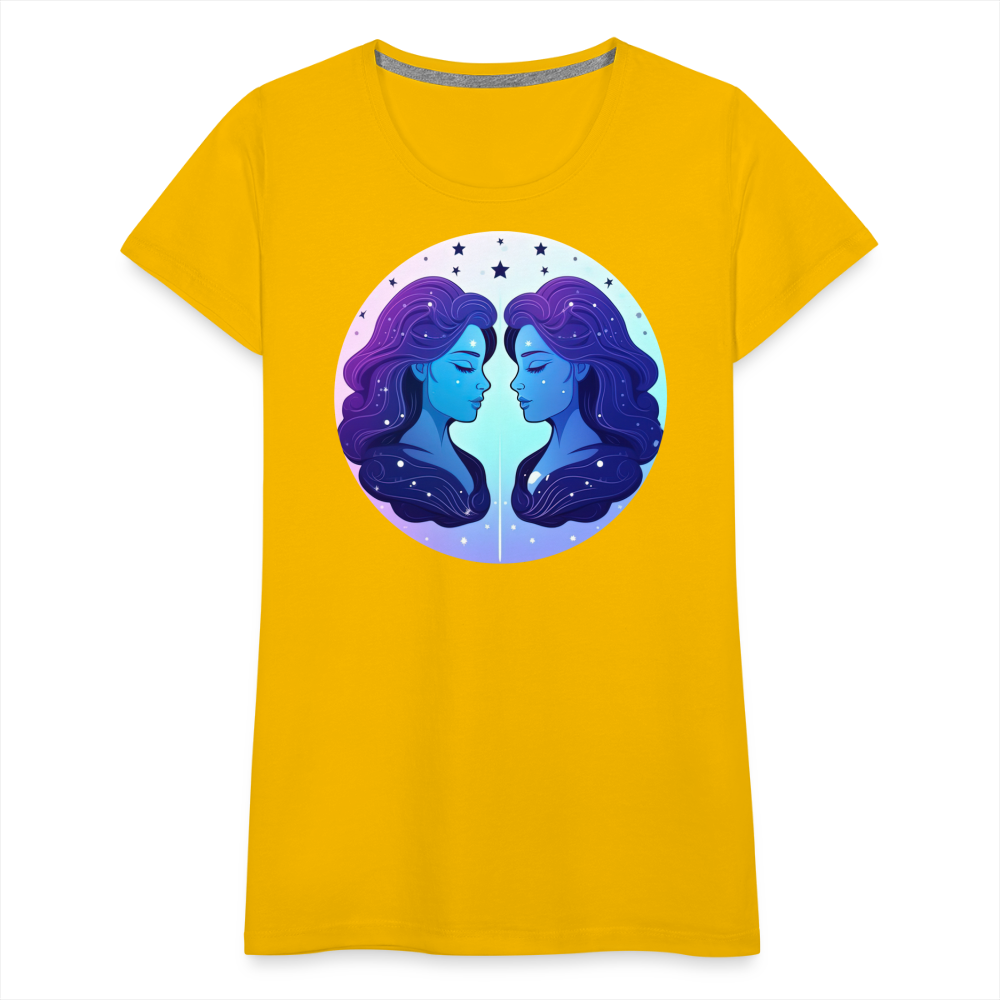 Women’s Magic Gemini Premium T-Shirt - sun yellow