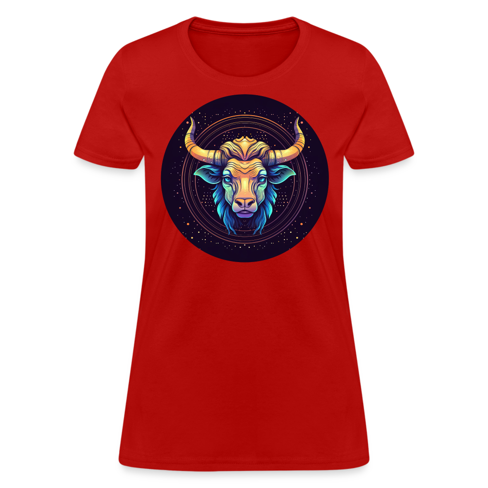 Women's Magic Taurus T-Shirt - red