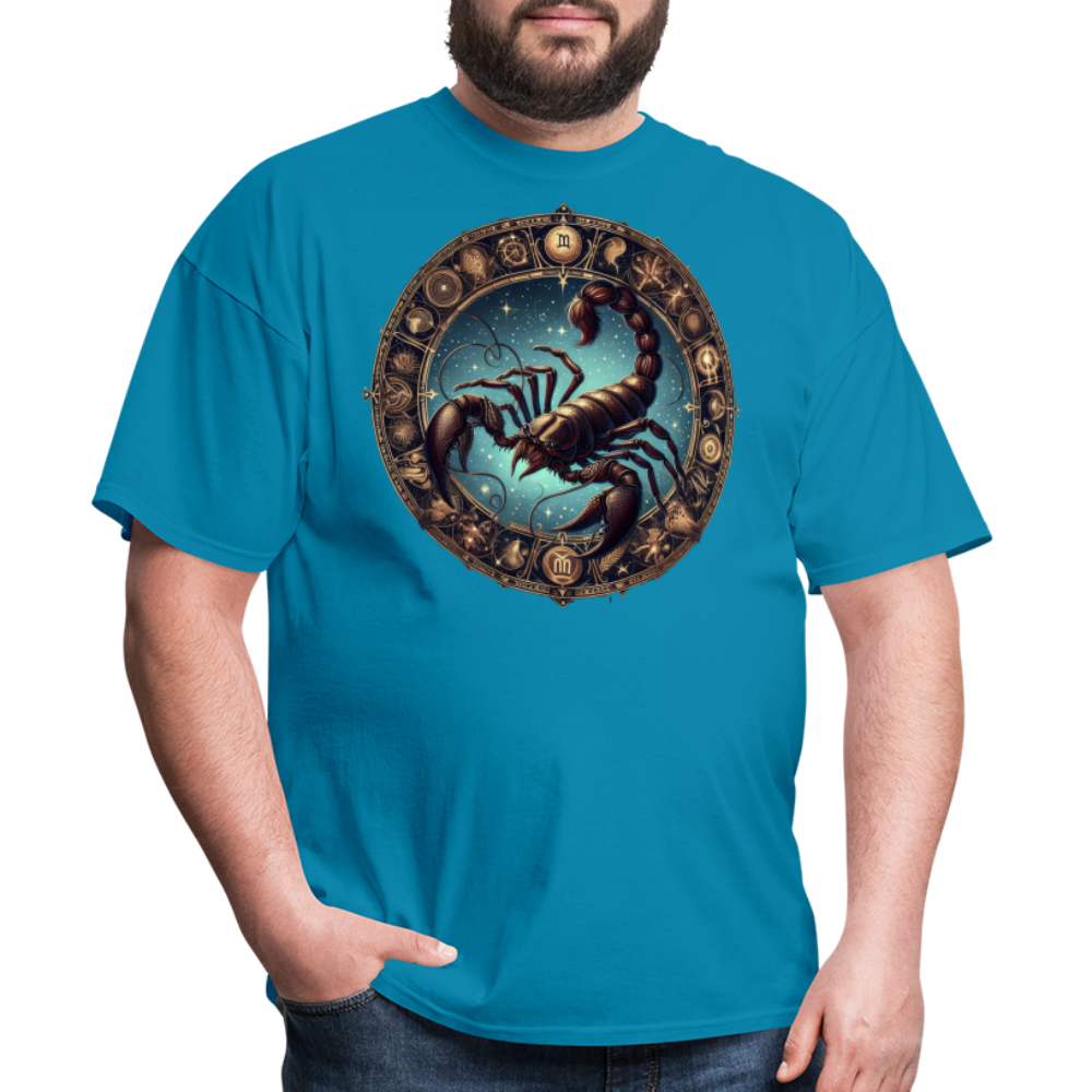 Men's Mythical Scorpio Classic T-Shirt - turquoise