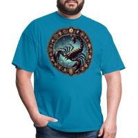 Thumbnail for Men's Mythical Scorpio Classic T-Shirt - turquoise