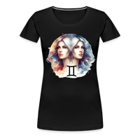 Thumbnail for Women’s Mythical Gemini Premium T-Shirt - black