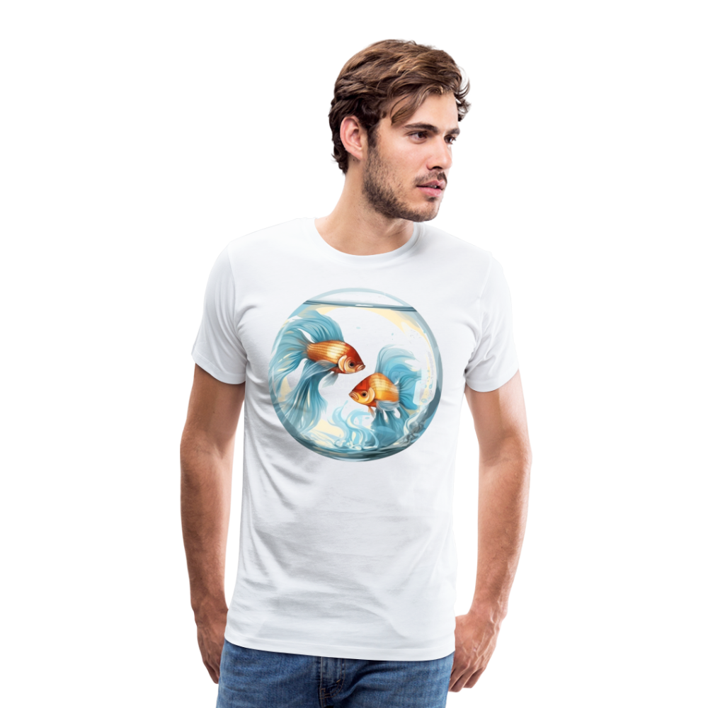 Men's Mythical Pisces Premium T-Shirt - white