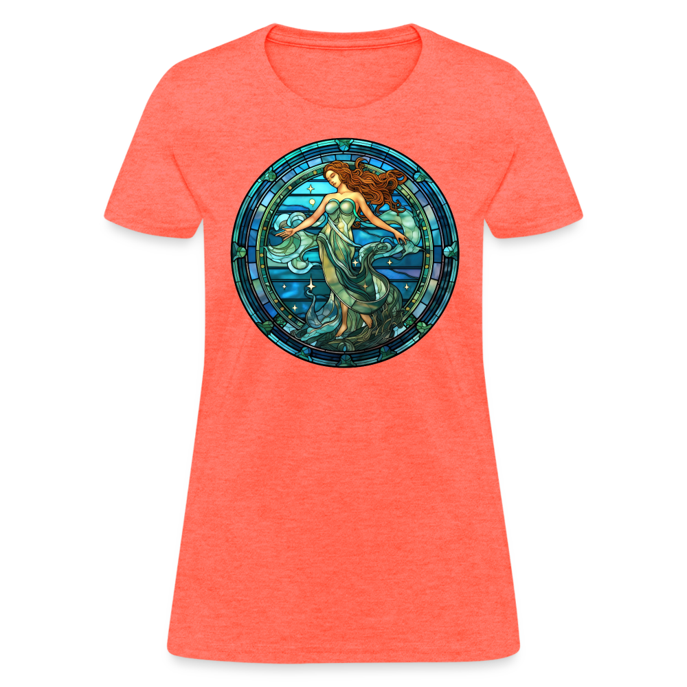 Women's Mosaic Aquarius T-Shirt - heather coral