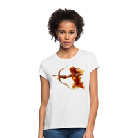 Thumbnail for Women's Astral Sagittarius Relaxed Fit T-Shirt - white