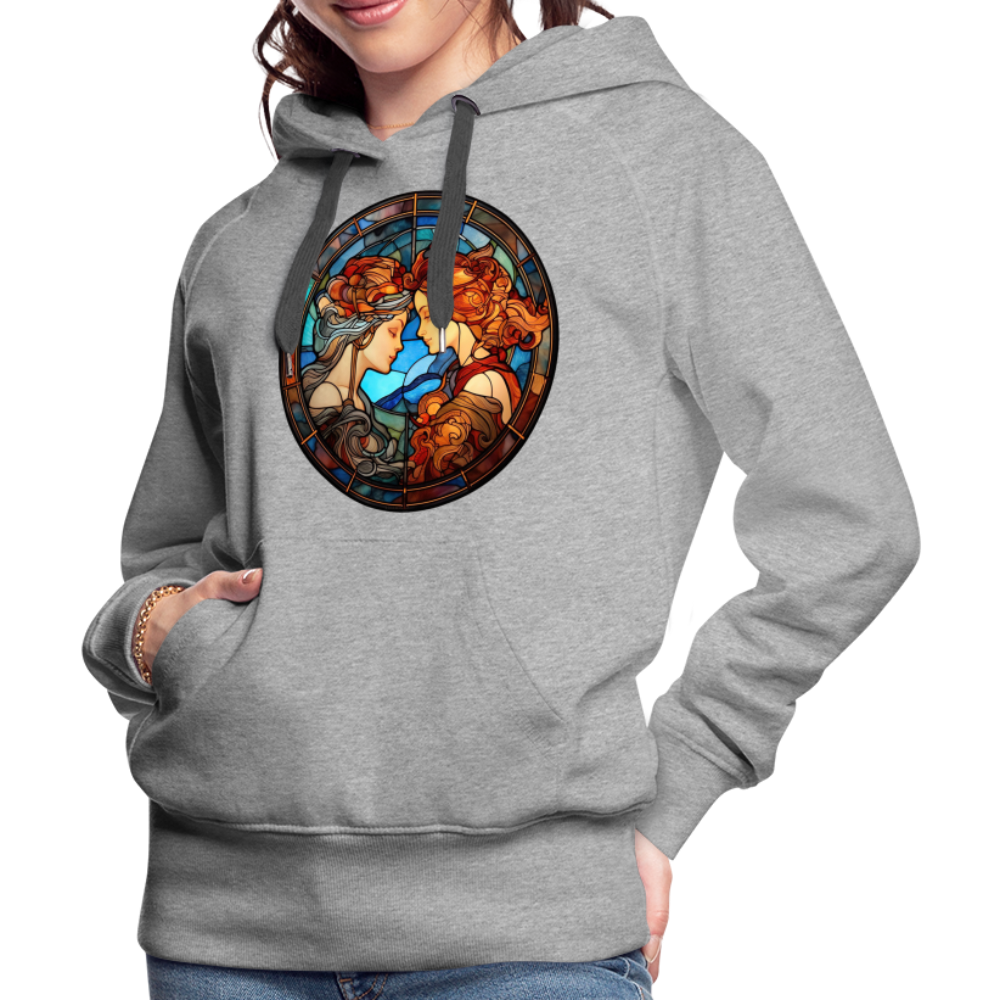 Women’s Mosaic Gemini Premium Hoodie - heather grey