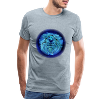 Thumbnail for Men's Leo Premium T-Shirt - heather ice blue