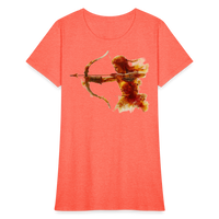 Thumbnail for Women's Mythical Sagittarius T-Shirt - heather coral