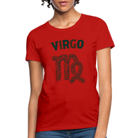 Thumbnail for Women's Power Words Virgo T-Shirt - red