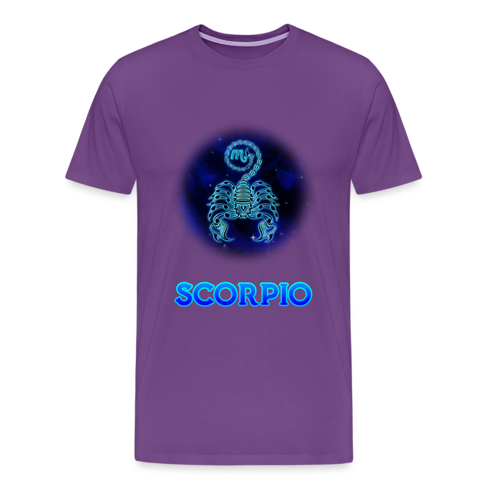 Men's Scorpio Premium T-Shirt - purple