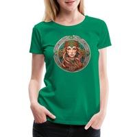 Thumbnail for Women’s Mythical Virgo Premium T-Shirt - kelly green