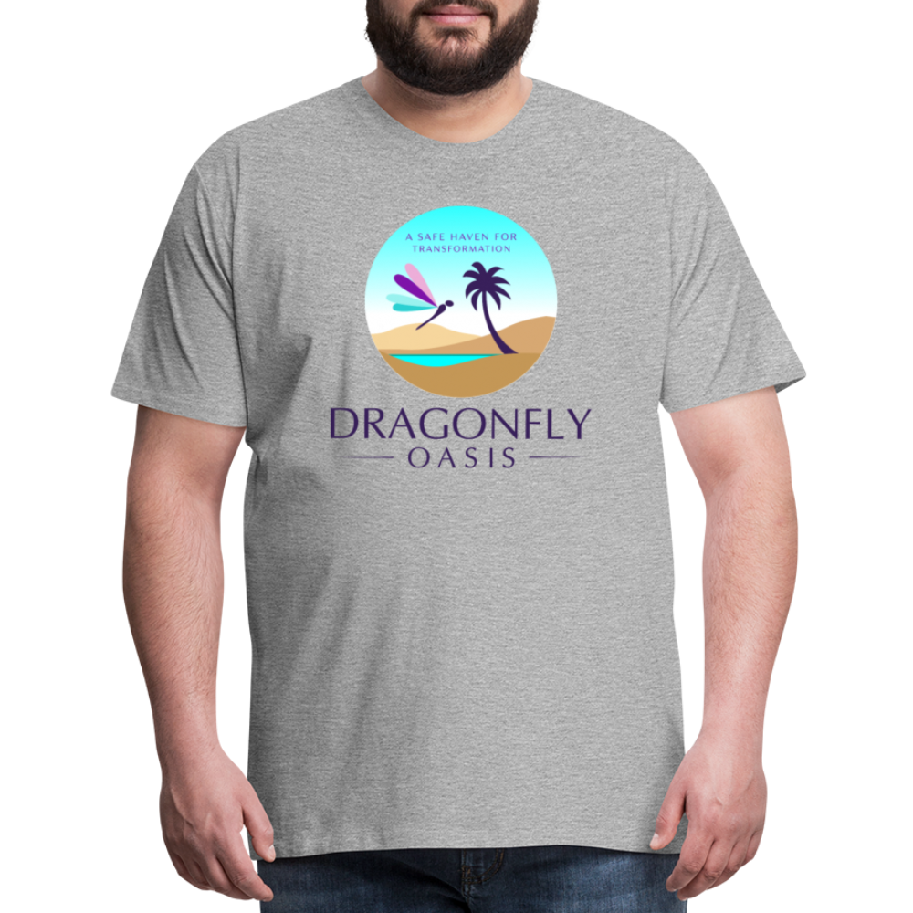 Men's Dragonfly Oasis V.1 Premium T-Shirt - heather gray