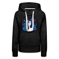 Thumbnail for Women’s Magic Virgo Premium Hoodie - charcoal grey