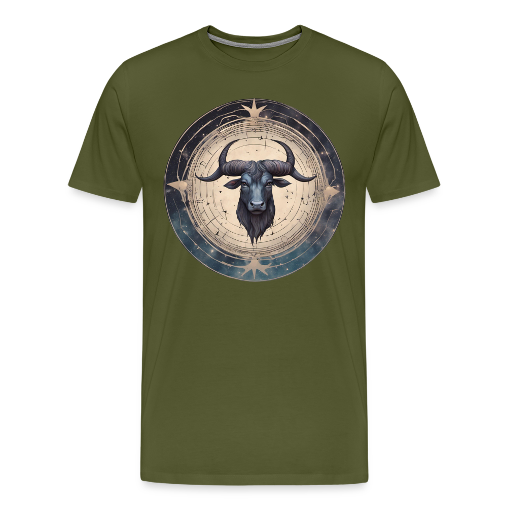 Men's Mythical Taurus Premium T-Shirt - olive green