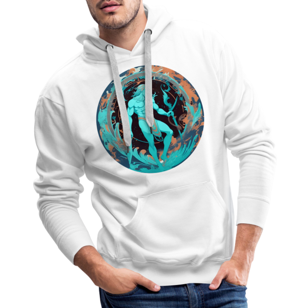 Men’s Mythical Aquarius Premium Hoodie - white