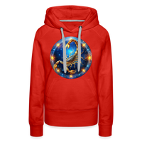 Thumbnail for Women’s Mystic Scorpio Premium Hoodie - red